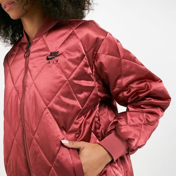 SOLD! NIKE Air Satin Fill Bomber Jacket NWT - Picture 7 of 12